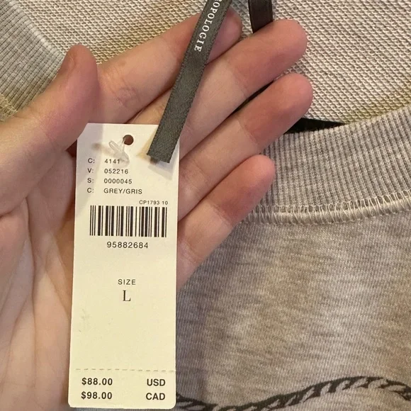 BY ANTHROPOLOGIE CREW-NECK GRAPHIC SWEATSHIRT | SADDLE UP | Western Boho | Large - Picture 4 of 4